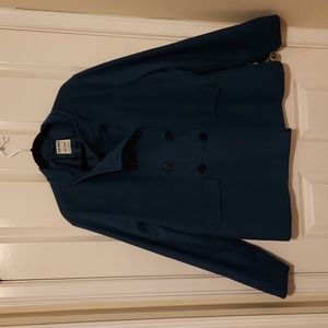 Old Navy XXL teal pea coat